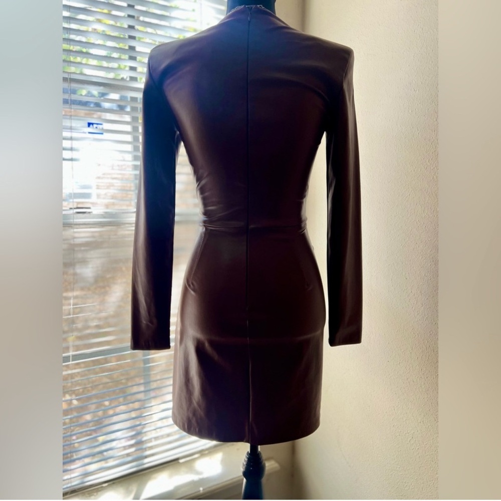 Zara Chocolate Brown Mini Dress - Picture 6 of 15